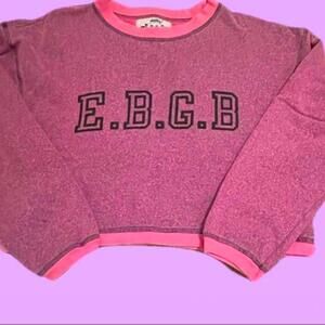Vintage EBGB athletic cropped sweatshirt